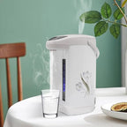 304 Stainless Steel Hot Water Dispenser, Electric Kettle, 4L Removable Water Tank, 750 Watt Adjustable Water Temperature for Tea&Coffee (White, 7.87 * 15in) - Image 2