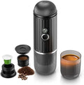 i Cafilas 2-in-1 Portable Espresso Maker For Nespresso Pod＆Ground,Black by iCafilas