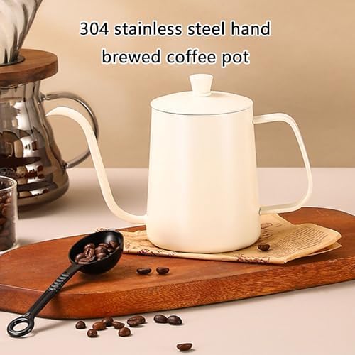 Pour Over Coffee Kettle,Long Narrow Spout,Coffee Carafe,Goose Neck Kettle,Stainless Steel Tea Kettle,Stovetop Portable Water Bottle 12OZ - Image 3