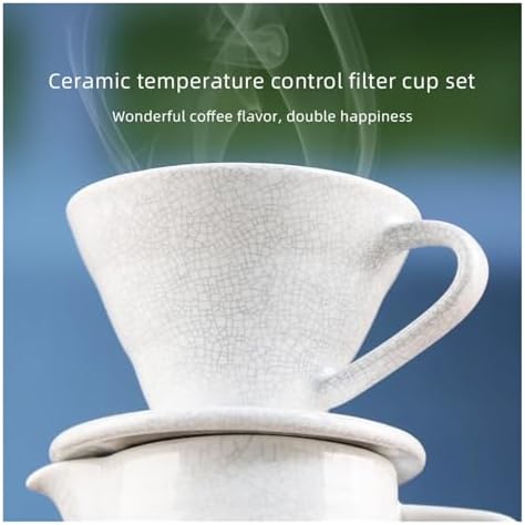 Creative Design Material Pour Over Barista Accessories Ceramic COFFEE Dripper Tools(Color 2) - Image 6