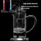 French Press Coffee Maker With 3 Filters Stainless Steel Coffee And Tea Maker,heat Resistant Borosilicate Glass Coffee Press, Multifunction Brewed Coffee Pot For Camping(/Silver A,1000ml) - Image 3