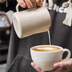 Milk Frother Cup Stainless Steel 304 Stainless Steel Tip Milk Foam Cup Fancy Frothing Pitcher Coffee Latte Art Tool 350ml/450ml/600ml(Colorful-A 600ml) - Image 3