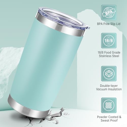 20 oz Tumblers Bulk Stainless Steel Tumbler with Lid, 6 Pack - Image 4