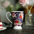 BTaT- Coffee Mugs, 12 oz, Set of 6, Floral Mugs, Porcelain Bone China, Coffee Cups - Image 7