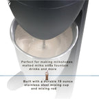 Electric Milkshake Mixer Maker Classic Milkshake Machine 2 Speed Automatic Milk Shake Mixer Stainless Steel Drink Mixer with Mixing Cup Frappe Mixer Protein Shaker for Cafes/Shakes/Bars - Image 3