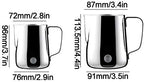 Stainless Steel Sauce Pitcher Espresso Milk Frothing Pitcher Coffee Jug Milk Frothing Cup (One Color 350ml) - Image 2