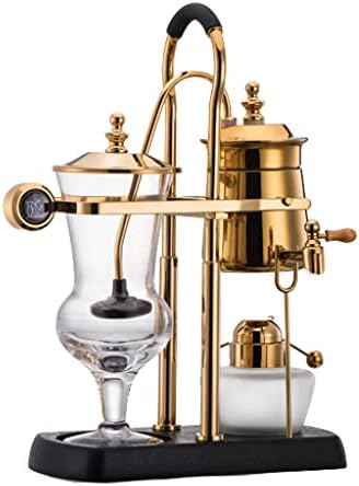 JITEM Cafetera Belgium Luxury Royal Family Balance Syphon Coffee Maker Siphon Brewer Elegant Design Retro Style with U Handle Glass Siphon Pot for Coffee or Tea by Unknown