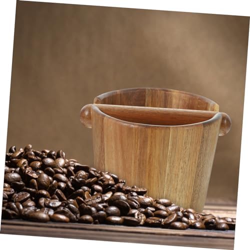 Wood Espresso Knock Box Station for Used Coffee Grounds Disposal - Image 4