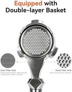 58mm Espresso Bottomless Portafilter 3 Ear, 20g Double-layer Basket - Image 5