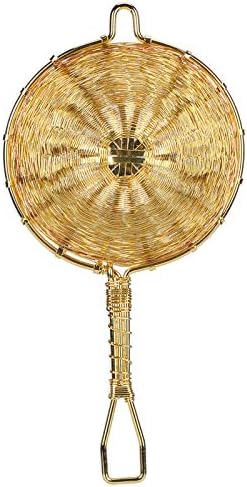 Pure Copper Tea Infuser Strainer, Reusable Loose Leaf Tea Filter, Double - Layer Fine Mesh Design for Home Office Use with Stylish Hand - Woven Hollow Shape - Image 6