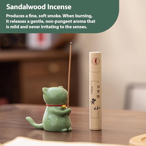 Matcha Whisk Set, Zen Travel Tea Ceremony Kit with Cat Figurine, Bamboo Whisk, Bowl, Incense & Portable Bag - 9-Piece Portable Matcha Set for Mindful Gifting & On-The-Go Rituals (H) - Image 6