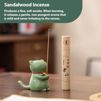Matcha Whisk Set, Zen Travel Tea Ceremony Kit with Cat Figurine, Bamboo Whisk, Bowl, Incense & Portable Bag - 9-Piece Portable Matcha Set for Mindful Gifting & On-The-Go Rituals (H) - Image 6