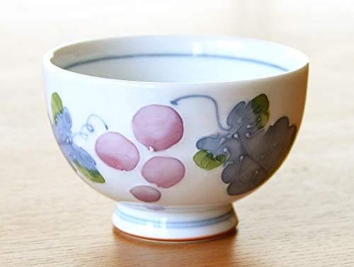 Japanese Tea set Arita Imari ware Made in Japan Ceramic 6 pcs Porcelain 1 pc Tea Pot and 5 pcs Cups for Green Tea Muscat Grape - Image 4