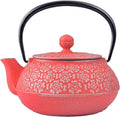 Iwachu 12706 Teapot, Type 5 Cherry Blossom, Silver/S Pink, 1.2 gal (0.65 L), Inner Enamel, Nambu Ironware by Iwachu