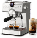 Espresso Machine with Milk Frother,20 Bar Semi-Automatic Expresso Coffee Machine for Home,50oz Removable Tank,Hot & Cold Brew,Single & Double Shot Latte Machine by Havato