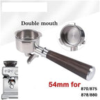 Coffee Bottomless Portafilter 54mm Double Spout Naked,Compatible For Breville, Compatible For Sage, 870 878 880 Espresso Machine Accessories Barista Tools(54mm Color A) - Image 4