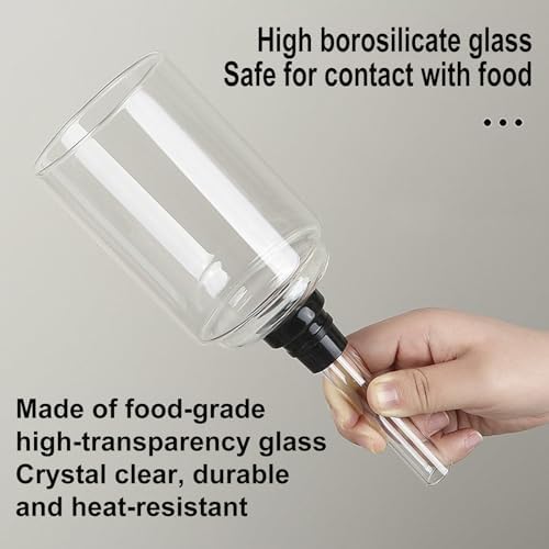 Borosilicate Glass Syphon Brewer, 5 Cups(500ml) Syphon Coffee Maker, Vacuum Coffee Pot with Stainless Steel Stand,High-Temperature Resilience, for Coffee Aficionados - Image 2