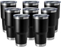 HASLE OUTFITTERS 30oz Stainless Steel Tumbler, Double Wall Vacuum Insulated Travel Mug Tumbler, Durable Insulated Coffee Mug, Gift Box Set (Black, 8) by HASLEOUTFITTERS