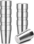 Stainless Steel Double Wall Cup, 16 oz Insulated Tumbler, 8 Pack Unbreakable Stackable Water Tumblers Insulated Metal Cup Premium Drinking Glasses for Travel Camping Home Outdoor by Offiper