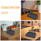 Anti Slip Espresso Tamper Mat 2pcs Silicone Coffee Making Pad - Image 3