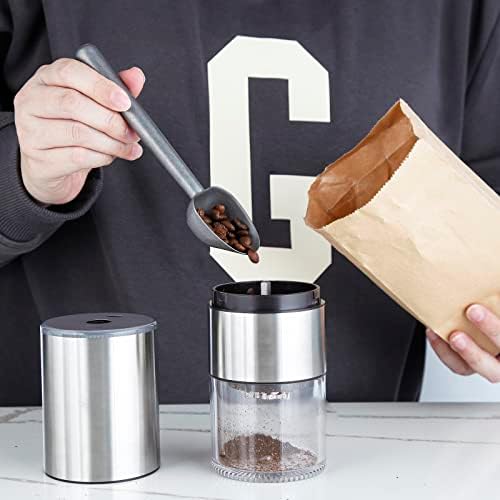 Easyworkz Stainless Steel Long Hollow Handle Coffee Scoop,7g Measuring Spoon,Vintage, Bundled with Nando French Press 23 oz Double Wall Insulated Thermal Coffee Maker - Image 5