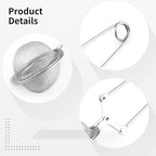 Tea Strainers, Stainless Steel, 20 Pcs, with Removable Handles, Infusers for Loose Tea, Fine Mesh Design Optimal Filtration, for Brewing Single Cup - Image 3