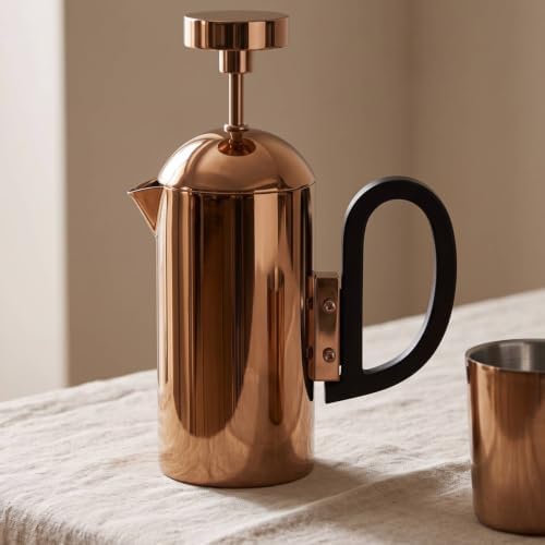 Minimalist Decorative Coffee Pot Ornament | Sleek Modern Decoration, Stainless metal carafe, Compact, for Tabletop Decor, Gold, Kettle - Image 4