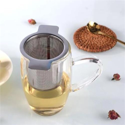 Tea Strainer 6pcs Dual Ear Fine Mesh Filter Tea Infuser Reusable Spice Seasoning Strainer for Loose Leaf Tea - Image 2