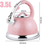 Tea Kettle for Stovetop Food Grade Stainless Steel Water Kettle Whistling Tea Kettle Tea Pot for Home & Kitchen 3.5L pot (9) - Image 3