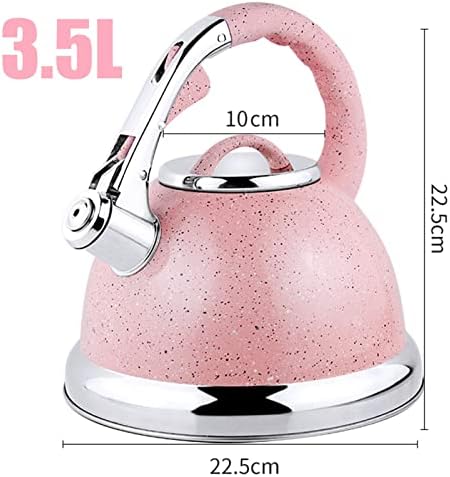 Tea Kettle for Stovetop Food Grade Stainless Steel Water Kettle Whistling Tea Kettle Tea Pot for Home & Kitchen 3.5L pot (9) - Image 3