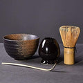 Matcha Bowl Japanese Matcha Tea Set4pcs/Set Traditional Matcha Giftset Bamboo Matcha Whisk Scoop Ceremic Matcha Bowl Whisk Holder Tea Sets Traditional Tea Bowls Set (Style D) by Unknown