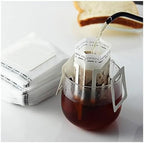 50pcs Coffee Filter Paper Bags Portable Hanging Ear - Image 2