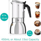 Coffee Gator 9 Cup Moka Pot and Coffee Scale 0.1 Precision with Timer - Image 4