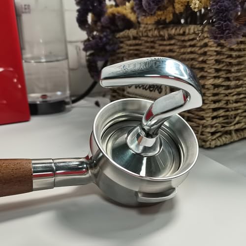 51/53/57.5/58/58.35mm Stainless Steel Intelligent Dosing Ring Brewing Bowl Coffee Powder For Espresso Barista Funnel Portafilter(58MM) - Image 7