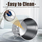 33L/ 8.7Gal Stainless Steel Food Storage Container with Lid and Handles - Image 3