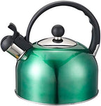 Whistling Tea Kettle Tea Kettle Stovetop 304 Stainless Steel 2L Camping Home Whistle Teapot Cooking Tools Kitchen Teapots,One Color-Green by Unknown