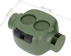 Mini Coffee Knock Box: Portable Espresso Knock Box, Compact Abs Plastic Coffee Ground Bin for Bar Kitchen and Cafe, Used Coffee Grounds Container (Green) - Image 3