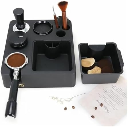 Espresso Tamping Station With Knock Box Coffee Portafilter Holder Stand 51mm 54mm 58mm For Delonghi Breville Barista Accessories - Image 6