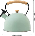 Stovetop Teapot For Home And Restaurant 3L Stainless Steel Whistling Kettle Stove Top Tea Teapot With Ergonomic Handle - Image 2