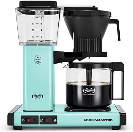 Technivorm Moccamaster 53934 KBGV Select 10-Cup Coffee Maker, Turquoise, 40 ounce, 1.25l by Unknown