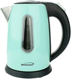 1 Liter Stainless Steel Cordless Electric Kettle – Fast Boil Hot Water Heater with Auto Shut-Off, BPA-Free, 360° Swivel Base, for Tea, Coffee & Instant Meals (Blue) by Unknown