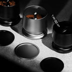 Aluminium Alloy Coffee Powder Picker Dosing Cup with Dosing Ring Coffee Powder Receiver Container Press Coffee Distribution Tool for Espresso Pour Over Coffee Barista Use (58mm) - Image 2