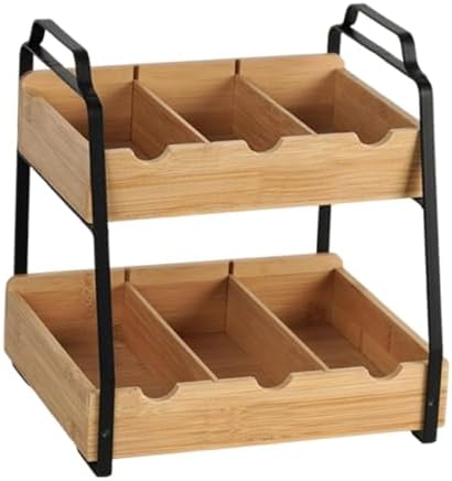 Tea Bag Organizer Versatile Sugar Packet Chest for Pantry Kitchen Countertop by MYCENSE
