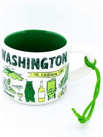Starbucks Washington Been There Series Espresso Cup Ornament Demitasse Mug 2oz … by StarbucksCoffee