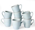 famiware Jupiter Coffee Mugs Set of 8, 13oz Coffee Mug Cups with Handle by Famiware
