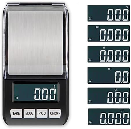 High Precision 0.01g/0.1g Electronic Scale Digital Pocket Jewelry Balance Gram LCD Backlight - Image 3