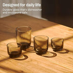 Fellow Pirch Espresso Shot Glasses 3.5 oz, Set of 2, Weighted Thick Glass - Image 7