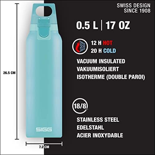 SIGG - Thermo Flask Hot & Cold ONE - Insulated Water Bottle - Tea Filter - Leakproof - BPA-Free - Stainless Steel - 17Oz - Image 2