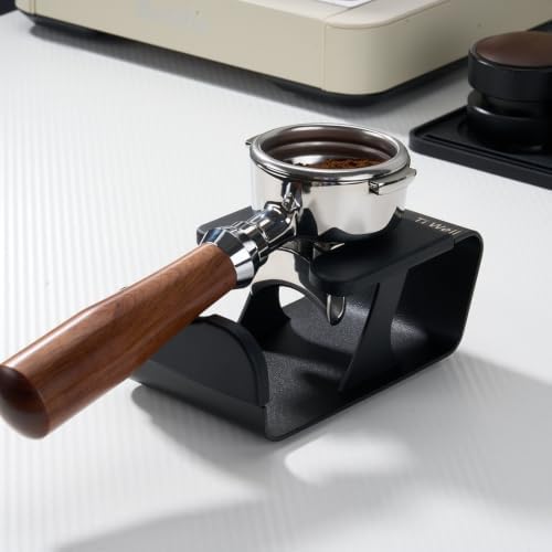 Espresso Tamping Station, Stainless Steel Portafilter Holder, Fits 51mm/54mm/58mm Spouted and Bottomless Portafilters, Espresso Accessories - Image 6