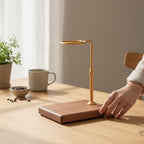 Generic Coffee Dripper Stand with Wooden Base Minimalist Pour over Coffee Station with Adjustable Bracket Dripper Holder for Baristas, Style A Black - Image 5